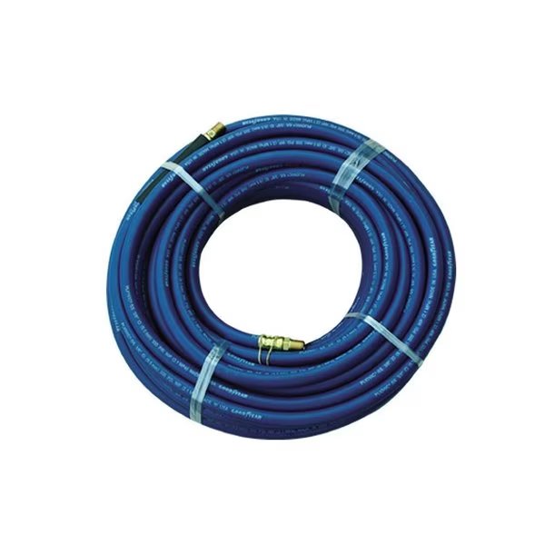 Blue PVC Hose 3/8 Inch 100 feet 300 PSI 4:1 Safety Factor, Interstate Pneumatics, Mfr#: HA06-100E